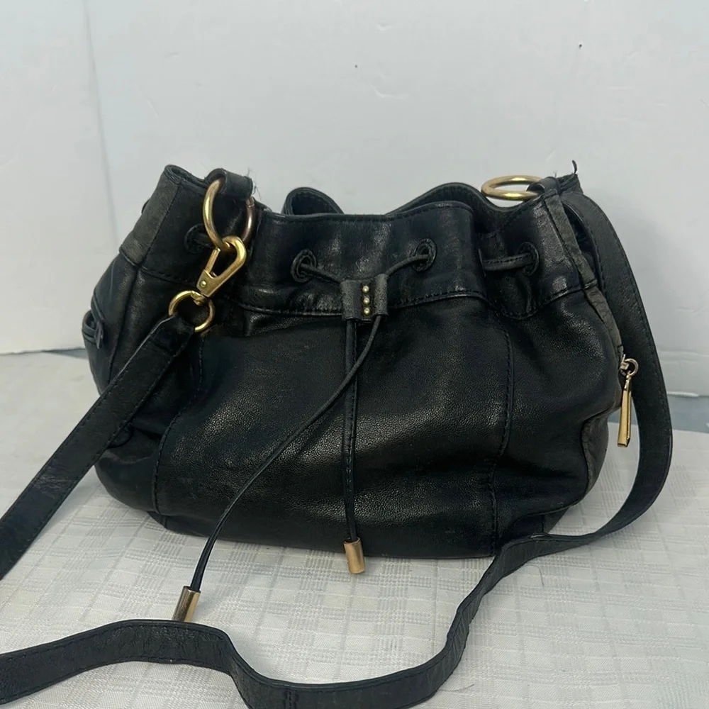 Vintage Juicy Couture, black, soft, leather bag